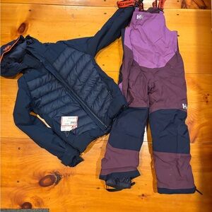 Helly Hansen Dark Blue and Purple Winter Set
